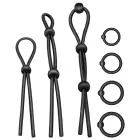 Addicted Toys Flexible Silicone Ring Set 7 pcs – Black — Photo 2