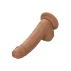 CalExotics Realistic Textured Dildo with Balls and Suction Cup – 15 cm (6″) – Brown — Photo 8