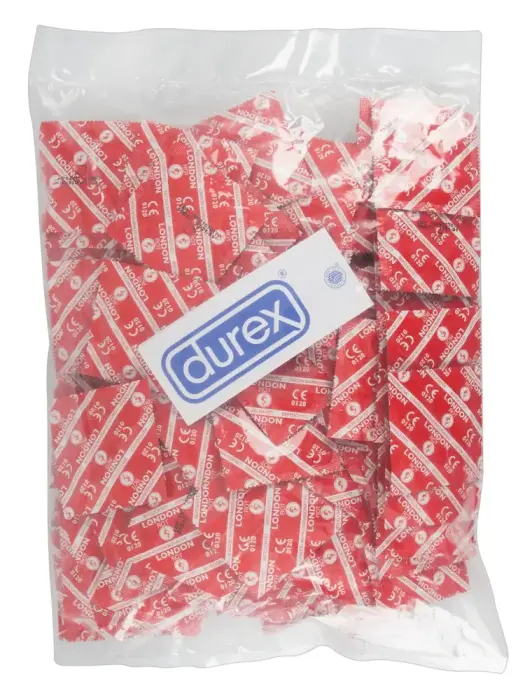 London Strawberry Flavoured Condoms – 100 pcs