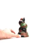 Kiotos Revolt Green Army 15 – silikoninis dildo – 15 cm — Nuotrauka 3
