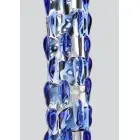 TOYJOY GLASS WORXX Diamond Dazzler dildo – 18 cm (7″) – Caurspīdīgs — Foto 4