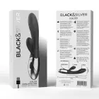 Black&Silver Kaleb Dual Motor Vibrator – 20 cm (7.9″) – Black — Photo 6