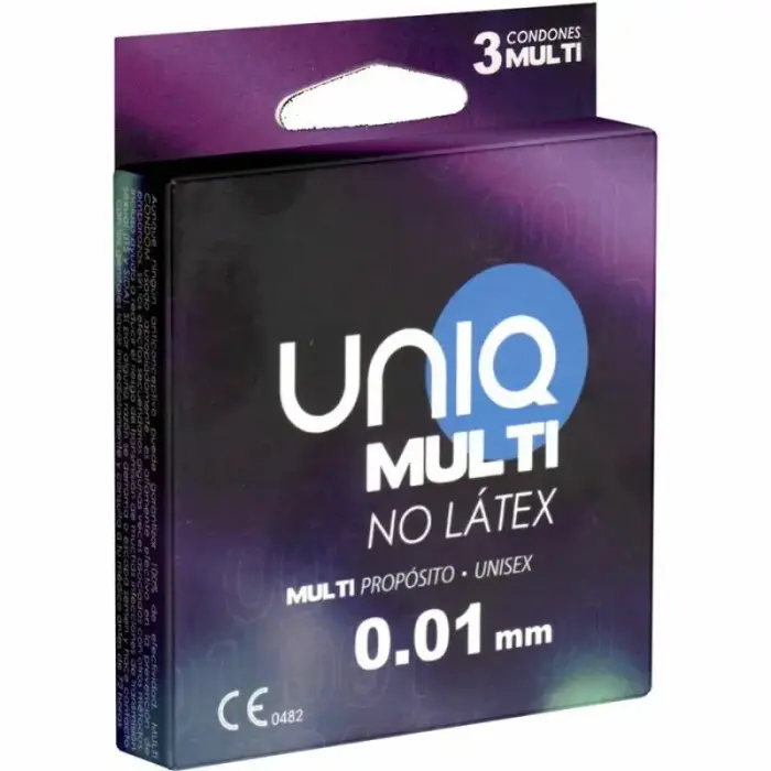 Uniq MULTI AT-10 ультратонкие безлатексные презервативы – 3 шт.