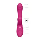 Tani - Trīs motoru G-punkta vibrators ar pirksta kustību un pulsa viļņu stimulāciju – 21.5 cm (8.5″) – rozā — Foto 4