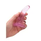 REALROCK Non-Realistic Dildo with Suction Cup – 11.5 cm (4.5″) – Clear — Photo 5
