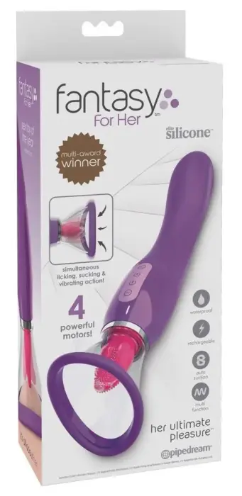 FFH Her Ultimate Pleasure 3-в-1 вибратор – 25.4 cm (10″) – фиолетовый