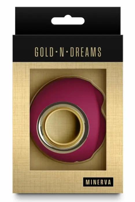 GOLD-N-DREAMS Minerva – компактный перезаряжаемый вибратор на пальцы – рубиновый – 3 режима