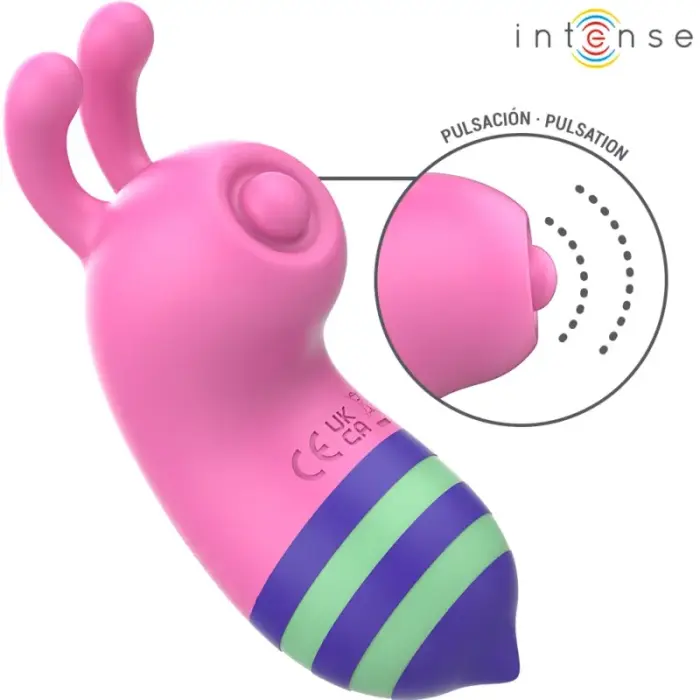 INTENSE Willie bišu formas klitora stimulators – rozā-zaļš