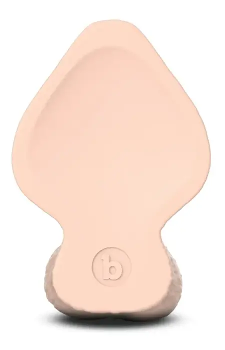 b-Vibe Slipskin apimties dildo – 18 cm (7″) – kūno spalva Photo