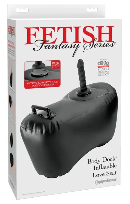 Fetish Fantasy Series Body Dock Inflatable Support Seat with Silicone Attachment
