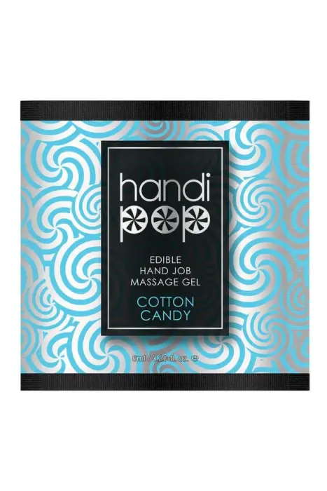 Sensuva HandiPop – edible massage gel – cotton candy – 6 ml