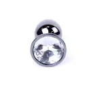 MyLove Toys Jewellery Dark Silver anālais spraudnis – 7 cm – Caurspīdīgs — Foto 3