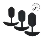 Levelz Silicone Training Set 3pcs Black – Weighted Progressive Plugs — Photo 6