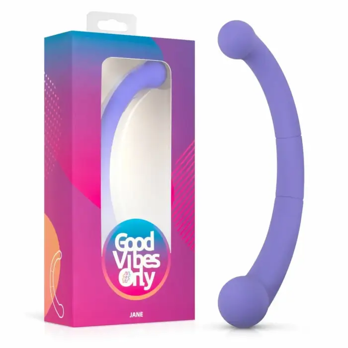 Good Vibes Only Jane двойной вибратор – 21.5 cm (8.5″) – фиолетовый