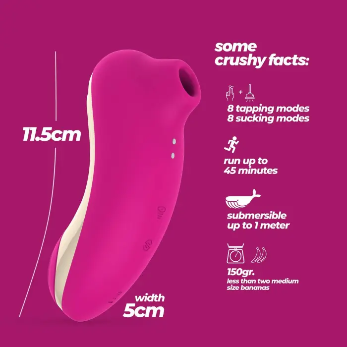 CRUSHIOUS SUPERNOVA Clitoral Stimulator – 11.5 cm (4.5″) – Pink Photo