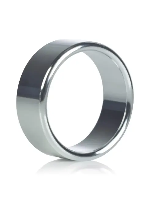Alloy Metallic Cock Ring – Large – Silver