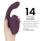 Womanizer Duo Next Dual Air & Vibration System oro pulso stimuliatorius – 19.5 cm (7.7″) – violetinis — Nuotrauka 5