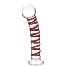 Glas Mr. Swirly stiklinis dildo – 20.3 cm (8″) — Nuotrauka 1