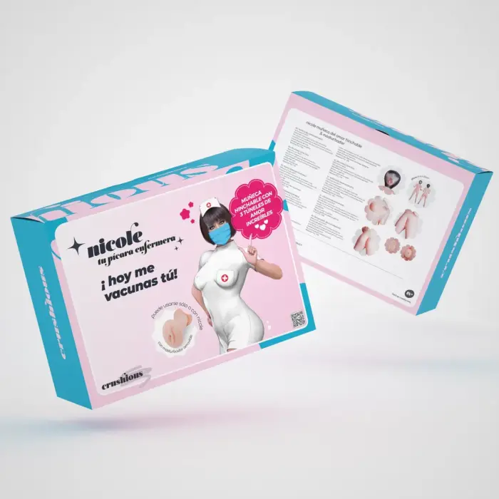 Nicole La Enfermera Inflatable Sex Doll – 3 Holes