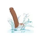 Dual Density Realistic Dildo with Suction Cup – 16 cm (6.25″) – Brown — Photo 2