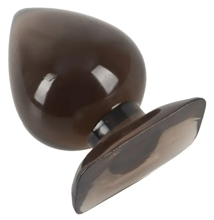 Anal Drops Big Plug – 13 cm – Juodas/Skaidrus – Multicolored Photo