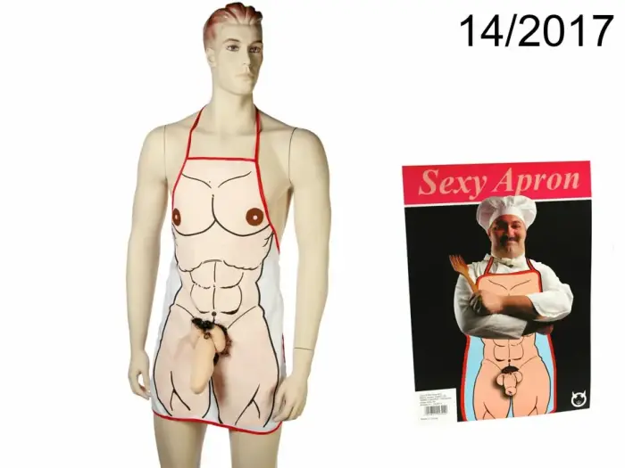 Out of the Blue Apron Muscular Body with Plush Accessory 27x37cm