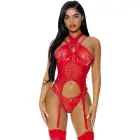 Steal Your Heart Lingerie Set – Red – L — Photo 2