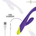 INTENSE PAOLO Rechargeable Dual-Action Vibrator – 19 cm (7.5″) — Photo 7