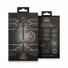 Rosy Gold Body Harness Black – Adjustable Faux Leather Accessory — Photo 3