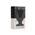 Split Butt Plug #1 – 10 cm (4″) – Black — Photo 1