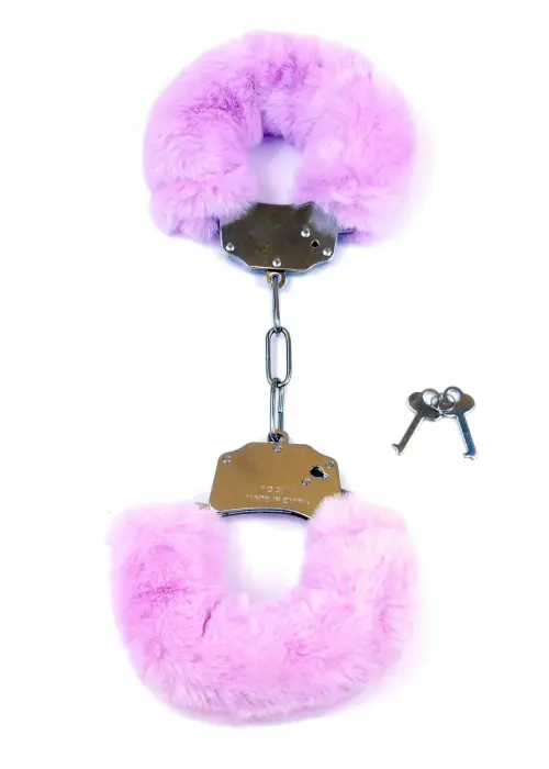 Kajdanki Fetish B - Series- Furry Cuffs Purple Photo