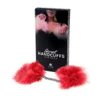 Marabou kailiu apdoroti antrankiai – raudoni — Nuotrauka 4
