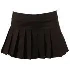 Faltenminirock klisuotas mini sijonas – juodas – XL — Nuotrauka 5