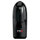 PDX Elite Hydrogasm Frosted Black intymus sūkurinis masturbatorius – 20 cm — Nuotrauka 4