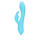 Rievots truša vibrators – 18 cm (7″) – zils — Foto 5