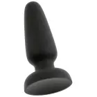 Black Velvets Liquid Silicone анальная пробка M – 11.2 cm – Черный — Фото 3
