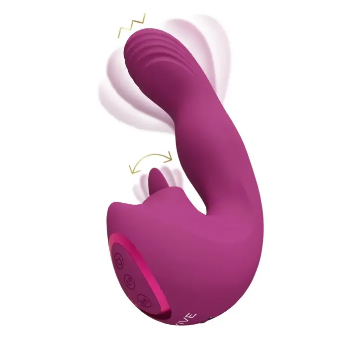 VIVE YUMI vibrators – 22 cm (8.5″) – rozā