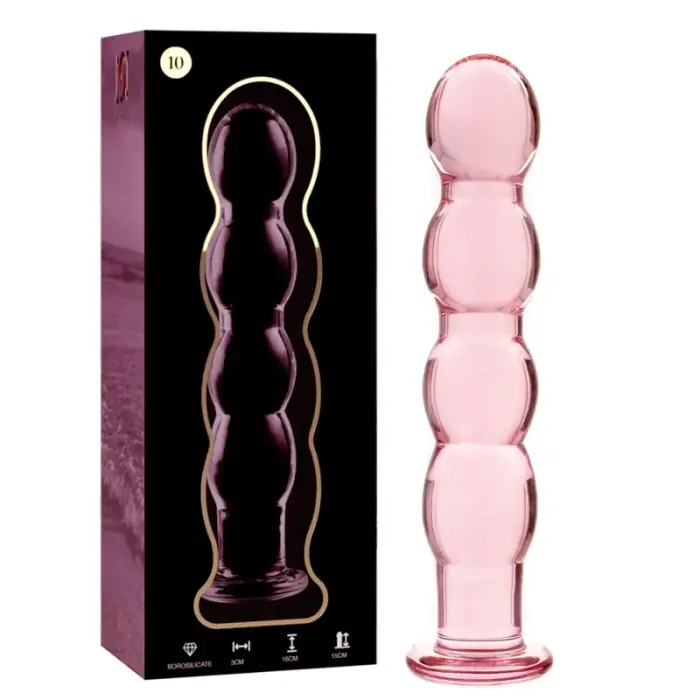 Ibiza Nebula Series Model 10 stiklinis dildo – 16.5 cm (6.5″) – rožinis