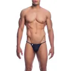 MOB Microfiber V-String – Black – S/M — Photo 4