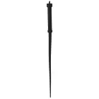 Bad Kitty silikoninis botagas – juodas – 60 cm — Nuotrauka 1
