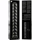 Ibiza Nebula Series Model 22 klaasist dildo – 21.5 cm (8.5″) – läbipaistev — Foto 6