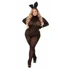 Playboy Lingerie Bunny 2-Piece Set Black – Iconic Logo & Ears — Photo 3