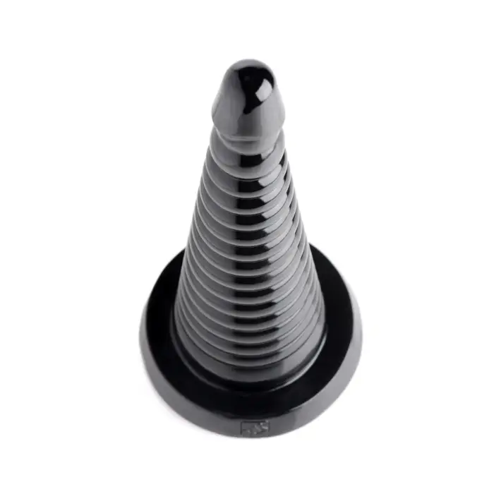 Didelis gyslotas analinis dildo – 26 cm (10.25″) – Juodas