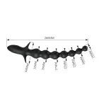 Pretty Love Dedron Vibrating Anal Beads – 25 cm (10″) – Black — Photo 6