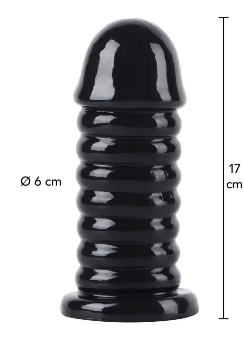 Anal Bold L anālais spraudnis – 16.5 cm (6.5″) – Melns