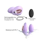 WONDERLOVER VIVA MAUVE Duālais stimulators – 10 cm (3.9″) – Rozā — Foto 3