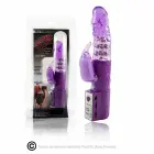 Baile triušio rotator superstimulator vibratorius – 23 cm (9″) – violetinis — Nuotrauka 3