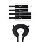 Anonymo Velour Fixing Sling with Pillow – Black – 127 cm — Photo 7