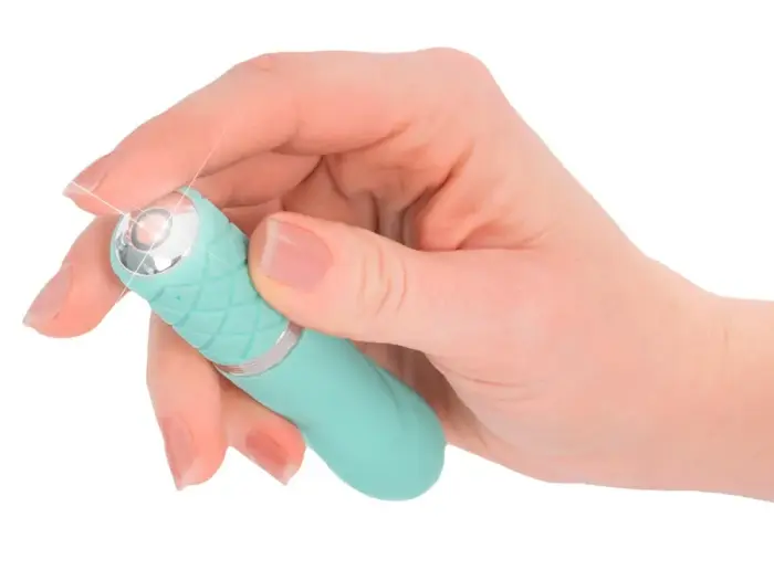 Pillow Talk Flirty Mini Vibrator – 11 cm (4.3″) – Teal Photo