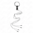 KINK Triple Chrome Metal Ring Set with 26 cm Chain & Adjustable Clips — Photo 3